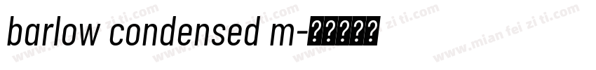 barlow condensed m字体转换